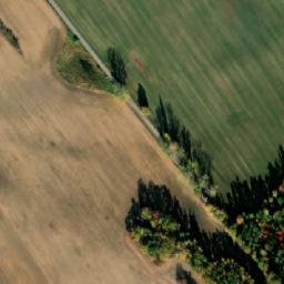 Satellite imagery of [Jankov-Holašovice] chapel sanctus t., CZ