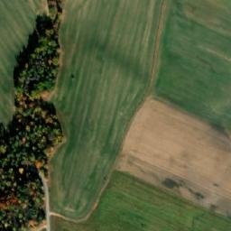 Satellite imagery of [Jankov-Holašovice] chapel sanctus t., CZ