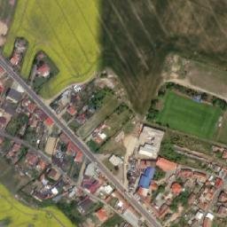 Satellite imagery of [Pavlice] church t., CZ