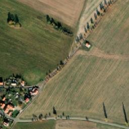 Satellite imagery of [Jankov-Holašovice] chapel sanctus t., CZ