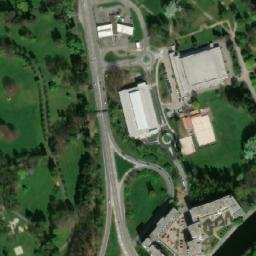 Satellite imagery of Koh-i-noor Hardtmuth [České Budějovice 7] factory chimney, CZ