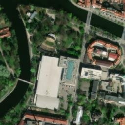 Satellite imagery of Koh-i-noor Hardtmuth [České Budějovice 7] factory chimney, CZ