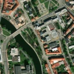Satellite imagery of Koh-i-noor Hardtmuth [České Budějovice 7] factory chimney, CZ