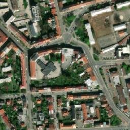 Satellite imagery of [České Budějovice 6] heat plant chimney, CZ