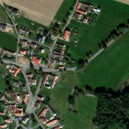 Satellite imagery of [Libín] church t., CZ