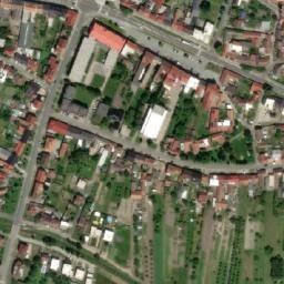 Satellite imagery of [Bzenec] church t., CZ