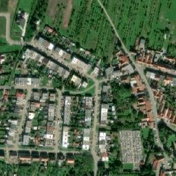Satellite imagery of [Dolní Němčí] church t., CZ