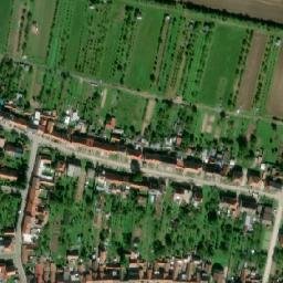 Satellite imagery of [Dolní Němčí] church t., CZ