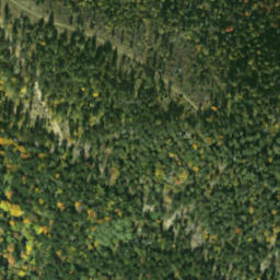 Satellite imagery of sedlo Predky, SK