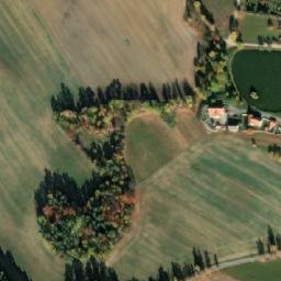 Satellite imagery of [Jankov-Holašovice] chapel sanctus t., CZ