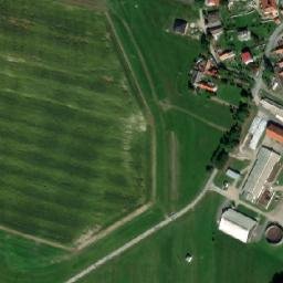 Satellite imagery of [Libín] church t., CZ