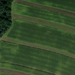 Satellite imagery of [Libín] church t., CZ