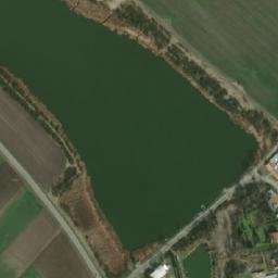 Satellite imagery of [Branišovice] church t., CZ