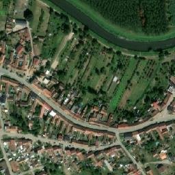 Satellite imagery of [Uherčice] church t., CZ