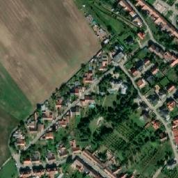 Satellite imagery of [Šardice] church t., CZ