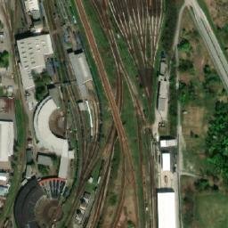 Satellite imagery of [České Budějovice 6] heat plant chimney, CZ