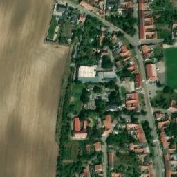 Satellite imagery of [Brumovice] church t., CZ
