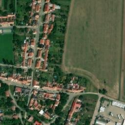 Satellite imagery of [Brumovice] church t., CZ