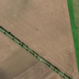 Satellite imagery of [Milotice u Kyjova] castle t., CZ