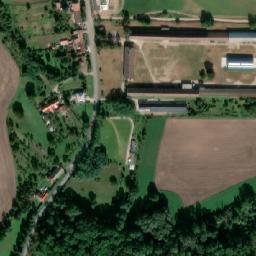 Satellite imagery of [Milotice u Kyjova] castle t., CZ
