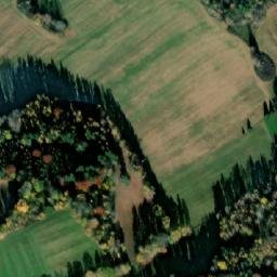 Satellite imagery of [Chroboly] church t., CZ
