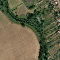 Satellite imagery of [Přibice] church t., CZ
