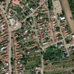 Satellite imagery of [Přibice] church t., CZ