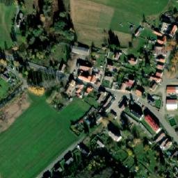 Satellite imagery of [Chroboly] church t., CZ