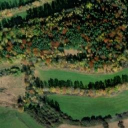 Satellite imagery of [Chroboly] church t., CZ