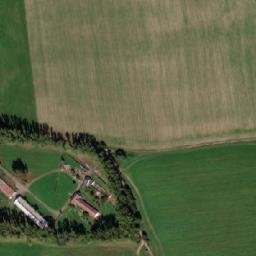 Satellite imagery of [České Budějovice-Třebotovice] heat plant chimney., CZ