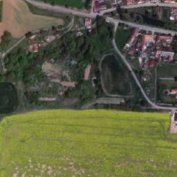 Satellite imagery of [Dešná u Dačic] church t., CZ