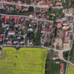 Satellite imagery of [Dešná u Dačic] church t., CZ