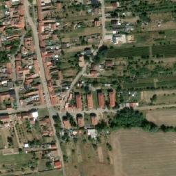 Satellite imagery of [Přibice] church t., CZ
