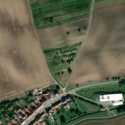 Satellite imagery of Husův sbor [Hovorany] church t., CZ
