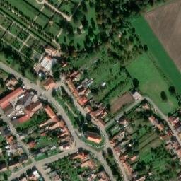 Satellite imagery of [Milotice u Kyjova] castle t., CZ