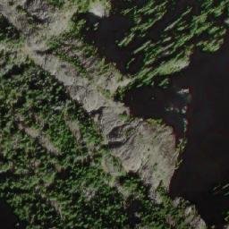 Satellite imagery of Mount Whymper, CA