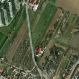 Satellite imagery of [Miroslav] church t., CZ