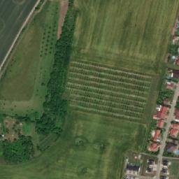 Satellite imagery of [Starovice] church t., CZ