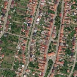 Satellite imagery of [Starovice] church t., CZ