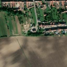 Satellite imagery of Husův sbor [Hovorany] church t., CZ