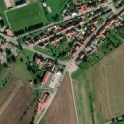 Satellite imagery of [Milotice] church t., CZ