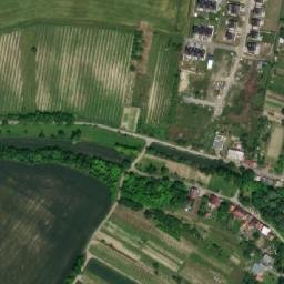 Satellite imagery of [Starovice] church t., CZ