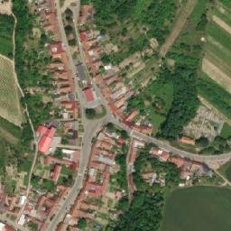Satellite imagery of [Horní Bojanovice] church t., CZ
