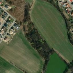 Satellite imagery of [Horní Dunajovice] church t., CZ