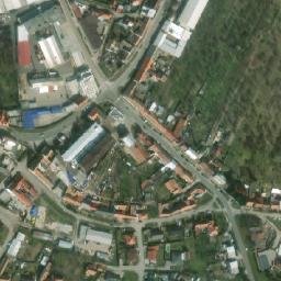 Satellite imagery of [Miroslav] church t., CZ