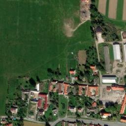 Satellite imagery of [Mladošovice] church t., CZ