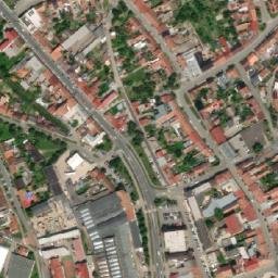 Satellite imagery of [Hustopeče u Brna] church t., CZ