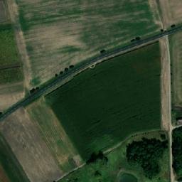 Satellite imagery of [Vlasatice] church t., CZ