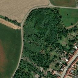 Satellite imagery of [Pouzdřany] church t., CZ