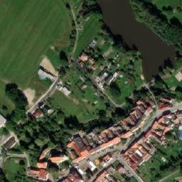 Satellite imagery of [Ledenice] church t., CZ